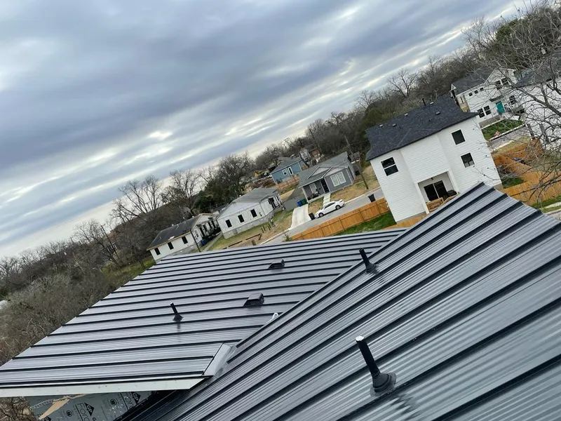 Standing seam metal roof panels with vents for Skylight Repair in Long Branch